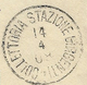 1908- Busta Fr. 15 Cent.  Annullato STAZIONE GIRGENTI . COLLETTERIA  Per Como - Marcophilie