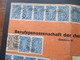 Infla 1923 Queroffset Nr. 253 Mit 17 Marken MiF Mit Nr. 254 Und 282 Mannheim Nach Berlin Gesendet - Lettres & Documents