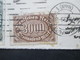 Infla 1923 Queroffset Nr. 254 Farbe B MiF Insgesamt 10 Marken Geprüft Einwandfrei Infla Berlin - Lettres & Documents