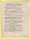 Prefet De La Manche - Extrait - 7 Pluviose An 10 - Session Annuelle Des Conseils Municipaux - Documents Historiques