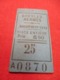 Ticket Ancien Usagé/BRESLES HERMES/3éme Classe /Place Entiére/Prix 0,90 /Vers 1900-1950  TCK89 - Europe