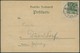 SST Bis 1918 03 BRIEF, KIEL-AUSSTELLUNG, 22.5.1896, Briefstück Mit 5 Pf. Grün Auf Ausstellungs-Sonderkarte, Pracht - Briefe U. Dokumente