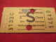 Ticket Ancien Usagé/RATP METRO/ S  /2éme Classe/PARIS/ Billet Individuel/Valables Pour 2 Voyages  /Vers 1945-1965 TCK104 - Europe