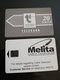 MALTA Phonecard 20 UNITS MELITA ADVERTISING  ** 014 ** - Malta