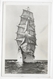 (RECTO / VERSO) VOILIER LE SEA CLOUD - BALTIMORE EN 1947 - CARTE PHOTO FORMAT CPA - USA - Voiliers