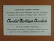 Chocolat Martougin (11 Cm X 7 Cm) Dynastie Belge Le Roi Albert Aviateur /9/ - Autres & Non Classés