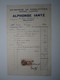 1935 BELFORT ALPHONSE IANTZ ENTREPRISE DE FERBLANTERIE Timbre Fiscal 50 Centimes - 1900 – 1949