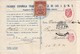 35877. Tarjeta Falange Española Y JONS, Servicio SOCIAL, Fiscal  1 Pta, BARCELONA 1954 - Fiscales