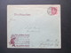 Infla 1923 Arbeiter Nr. 241 EF Drucksache Werbeumschlag Briefmarken / Postkartenhändler O. Täschner, München - Lettres & Documents