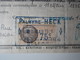 1936 BELFORT QUITTANCE DE PRIME Victor MARSOT BELFORT PALMYRE HECK Timbre Fiscal 75 Centimes - 1900 – 1949