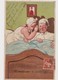 Cpa Fantaisie Gaufrée  Humoristique   / N' Oublie Pas Ta Promesse ( Vieux Couple Au Lit ) - 1900-1949