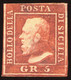 1859  5 GRANA CARMINIO I TAVOLA N.9a "POSIZIONE 24" NUOVO SENZA GOMMA - UNUSED  WITHOUT GUM - Sicily