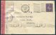 1943 GB London F.S. Ottoman Bank Perfin, Free French Censor Cover - Nairn Transport CO, Damascus Syria. - Lettres & Documents