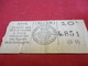 Ticket De TRAMWAY Ancien Usagé/ Cie Des Tramways De ROUEN/ 10 C / ALLER/Vers 1920-1940                            TCK112 - Europe