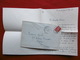 LETTRE POSTE NAVALE CACHET PORTE AVIONS ARROMANCHES CASABLANCA VIA HYERES 1949 - Schiffspost