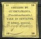 COLOMBIE:  CUNDINAMARCA N°7 NSG Avec Impression Sur Raccord à Droite (signé ROUMET) - Colombie