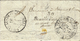 1841- Lettre De NEUVY-ROI ( Indre Et Loire ) Cad T12- Taxe 1 D Barré Puis 2d-au Dos, Cursive 36 / Neyulqé-Pont-Pierre - 1801-1848: Precursori XIX