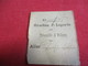 OMNIBUS/  Ticket Ancien Usagé/OMNIBUS  P. LAPORTE / Aller / TROUVILLE à VILLERS /Vers 1890-1910                   TCK129 - Europa