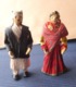 2 Figurines  : Couple De Mariés Du Peuple NEWAR - Népal - Art Asiatique