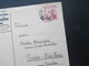 CSSR 2.1946 PK Der Generalkommandant Der Nichtuniformierten Protektoriatspolizei Entlassungslager Rusin Bei Prag - Lettres & Documents