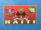 Carta Scheda Telefonica Prepagata Usata HAITI Prepaid Calling Card Used $ 10 - Haiti