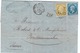 FRANCE 1862: LAC De Verneuil (Eure) Du 18-4-66 Pour Fontainemelon (Suisse) Avec Les Y&T21-22 Et Obl. GC4150 (Ind.3) - 1862 Napoléon III.