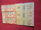 BUS/ 3  Tickets Anciens Usagés/RATP/Rouge/Code N /Série H/ Vers 1950 - 1970            TCK134 - Europe