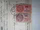 1937 PARIS LA COMPAGNIE SINGER Timbre Fiscale DA 75 Centimes Et DA 1 Francs - 1900 – 1949