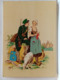 ILE DE FRANCE - FOLKLORE - COSTUME - COIFFE - CHASSEUR - COUPLE - BLASON - ILLUSTRATION NAUDY - BARRE DAYEZ 1184 I - Naudy