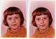 Grande Photo Couleur Double Scolaire Originale - Portrait D'un Jeune Garçon Vers 1970 - Personnes Anonymes