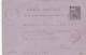 TRES RARE. INDE. CARTE. ENTIER COLONIES ALPHEE DUBOIS 10c. PONDICHERY. 26 OCT 93 POUR PARIS. MODANE A PARIS ROUGE 12 NOV - Brieven En Documenten