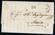 ALEAXANDRIA -> MALTA 1852  Complete Letter PD IN BLANCK - Levant Britannique