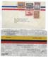 ECUADOR - LOT De 5 ENVELOPPES Par AVION Dont RECOMMANDE / CENSURE... => USA - Equateur