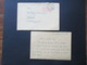 Österreich 1948 Notmaßnahme Gummistempel Bezahlt Und Handschriftl 40 Tagesstempel Bludenz Gräfin Chorinsky Wien - Storia Postale
