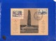 ##(DAN202)- FRANCE 1947- 6F+4F Saint Nazaire On Maximum Card,commando Britannique Cancel+ Erinnophile - 1940-1949