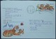 Ukraine - Stamped Stationery Cover 2001 Cat Of Prey Tiger Zoo - Félins