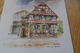 Delcampe - A Travers L Alsace Calendrier 1998  12 Pages  Illustrées  De Copies D Aquarelles B.Wolf TBE - Big : ...-1900