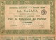 La Sacana - Constructions Aéronautiques Et Navigation Aérienne - Paris 1918 - Action Au Porteur Avec Coupons - Aviation