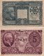 ITALIA  5,10 LIRE 1944  P-31a,32a - Italia – 5 Lire