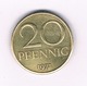 20 PFENNIG  1971 A DDR   DUITSLAND /1584/ - 20 Pfennig