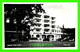 TRINIDAD - QUEEN'S PARK HOTEL - ANIMATED WITH PEOPLES & OLD CARS - REAL PHOTOGRAPH - - Trinidad