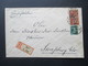 FRankreich Nach Der Deutschen Besetzung Im Elsass - Lothringen 1919 Deutscher R-Zettel Metz 1 Nach Straßburg - Covers & Documents