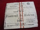 Opéra-Comique /Ticket D'entrée / Fauteuil De Balcon/ La Tosca /Miléna Monti/ Soirée/ Watelet-Arbelot/ Vers 1950   TCK172 - Tickets D'entrée