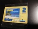 Phonecard St Martin FRENCH CARIBBEAN INTERCARD 2 Euro MINT In Blister No 43  ** 073 ** - Antillen (Frans)