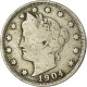 Monnaie, États-Unis, Liberty Nickel, 5 Cents, 1904, U.S. Mint, Philadelphie - 1883-1913: Liberty (Liberté)
