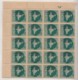Block Of 20, 1np, Oveperprint Of 'Vietnam' On Map Series, Watermark Ashokan, India MNH 1963 - Militaire Vrijstelling Van Portkosten