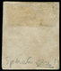 FRANCE - Poste - 1, Faux De Spérati, Oblitération Grille, Signé + Certificat Calves - 1849-1850 Cérès