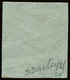O FRANCE - Poste - 2, Signé, Marges Intactes: 15c. Vert - 1849-1850 Cérès