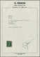 O FRANCE - Poste - 12b, Belles Marges, Certificat Renon: 5c. Vert Foncé - 1849-1850 Ceres