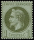 ** FRANCE - Poste - 25, Une Bulle D'origine Dans La Gomme: 1c. Vert-bronze - 1849-1850 Cérès